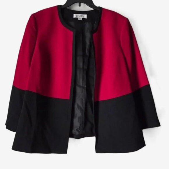 Kasper Jackets & Blazers - NWOT Kasper Women's Red and Black Jacket